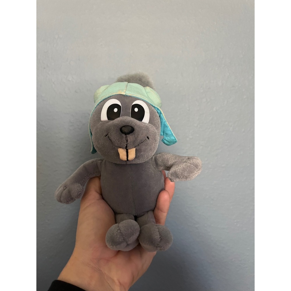 Rocky the Flying Squirrel Plush Toy Hat Character Stuffed Animal